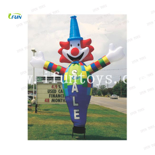 Cheap inflatable clown air dancer/ wave tube man/wacky waving inflatable tube guy/air puppet for promotion