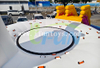 Hot Summer Large Inflatable Unicorn Water Trampoline with Inflatable Slide Combo Floating Aqua Park Equipment for Lake Sea