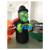 Custom Giant Inflatable Halloween Witch Outdoor Decoration LED Lighted Green Witch Blow Up Yard Prop for Holiday Party Display