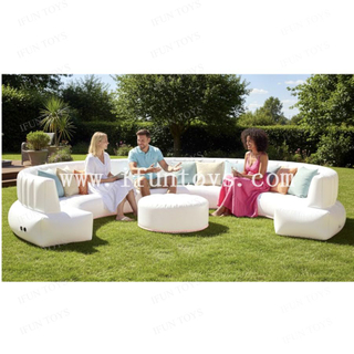 Portable Massive Inflatable Outdoor Party Sofa for Family Reunion Backyard BBQ