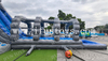 Outdoor Water Park Inflatable Slip and Slide Water Slide with Pool for Kids and Adults