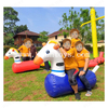 Interactive Game Inflatable Horse Race Pony Hop Race for Team Building Events / Family Fun Days