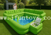 IFUN Custom Inflatable Pool Bar with Sofa PVC Material Outdoor Use for Adults-Home & Resort Pool Entertainment