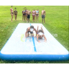 2 In 1 Inflatable Gymnastics Tumbling Air Track Slip N Slide Runway Waterproof Drop Stitch Fitness Training Mat For Land Water