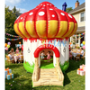 Giant Inflatable Mushroom Tent House Colorful Kids Bouncy Castle Outdoor Party Inflatable Trampoline Jumping Bouncer with Climbing Ramp