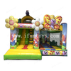 Insects Theme Bouncer Slide Combo Inflatable Butterfly Slide Obstacle Course Jumping Bouncy House for Children