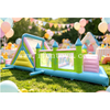 Pastel Inflatable Obstacle Course Bounce House Combo Kids Party Bouncy Castle Slide for Outdoor Events Or Backyard Parties