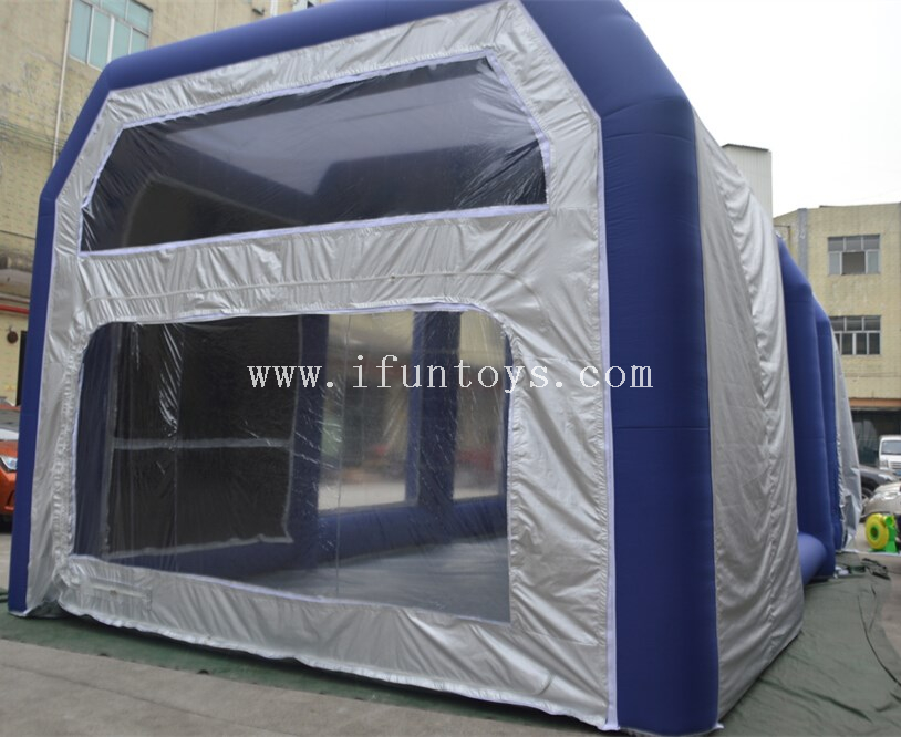 Automobile inflatable giant car workstation /inflatable spray paint booth / Car Cover Wash Garage Tent for sale