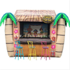 Outdoor Portable inflatable Tiki hut bar/ inflatable display bar / inflatable booth bar for backyard summer party