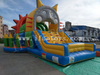 Inflatable Tiger Obstacle Race Course Combo / Inflatable Run Obstacle for Amusement Park 