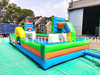Multi-functional Inflatable Sport Game Soapy Football Pitch / Basketball Court