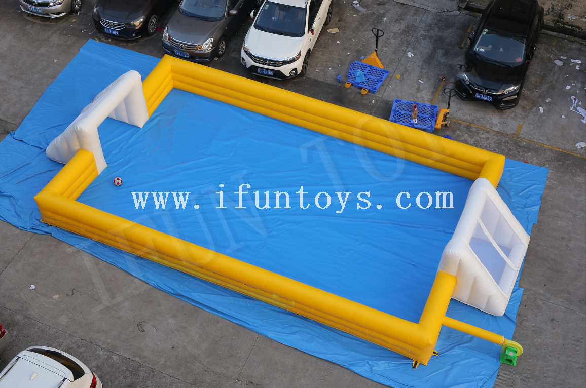 Outdoor Inflatable Soccer Field / Football Pitch / Inflatable Football Court for Sale