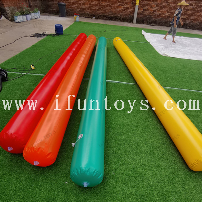 Airtight Cheap Floating Inflatable Water Tube Buoy Rolling Log / Floating Beam for Pool/sea/water Park