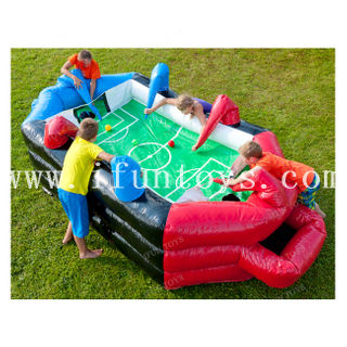 Team Building Game Inflatable Table Air Soccer / Inflatable Football Blowball Game / Airstream Table Football for Party/ Event