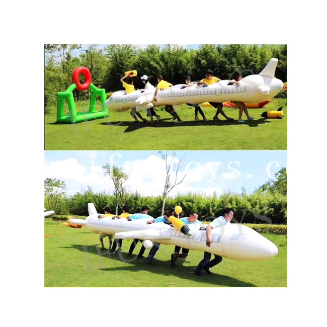 Airplane Team Building Inflatable Sport Game for Kids And Adults