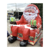 Santa Chair Inflatable Large Sofa Chair for Christmas Inflatable King Throne for Party Rental