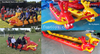 Dragon Race Team Building Inflatable Dargon Boat Tube Inflatable Caterpillar Toys Equipment Sport Games for Kids And Adults