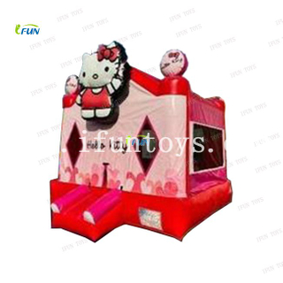 Kids inflatable Hello Kitty bounce house commercial jumping castle for wedding/events/party rentals