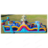 2 in 1 Large Obstacle Run Inflatable 5K Obstacle Course Bouncer Castle with Slide for Outdoor Sport Games 