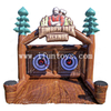 Lumberjack Legends Axe Throwing Game Outdoor Carnival Double Lane Inflatable Axe Toss Game for Kids And Adults
