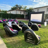 Open Air Cinema Event Inflatable Outdoor Movie Air Screen Blow up TV Screen With Sofa for Home Use