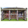 Western Game Ring Toss Saloon And Milk Smash Inflatable Sports 3 in 1 Inflatable Carnival Game