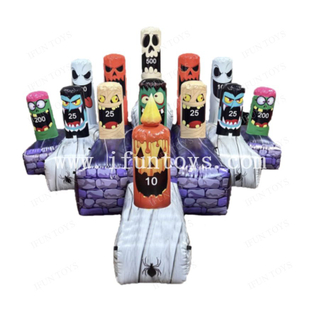 Haunted Hula Ring Toss Inflatable Sport Game Inflatable Throwing Ring Toss for Halloween Event