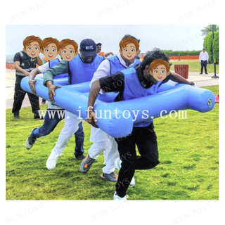 Team Building Activity Inflatable Ladder Games Inflatable Race Running Game for Corporate Event