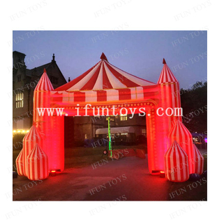 Event Inflatable Big Top Tent Inflatable Carnival Entrance Archway with LED Light for Promotion