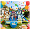 2026 Popular Cartoon Bluey Inflatable Bounce House with Slide Combo Commercial Grade PVC Bouncy Castle for Kids Party Rental