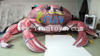 Giant Inflatable Crab Roof Decoration Custom Commercial Advertising Cartoon Inflatable Animal for Seafood Restaurant Promotion
