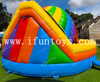 Hip Hop Theme Disco Jumping Castle Inflatable Disco Dome Bounce House Inflatable Disco Light Nightclub Bouncer Rainbow Bouncer