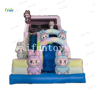 Kids Commercial Giant Inflatable Bouncy Park for Sale Backyard Labubu Slides for Family Party