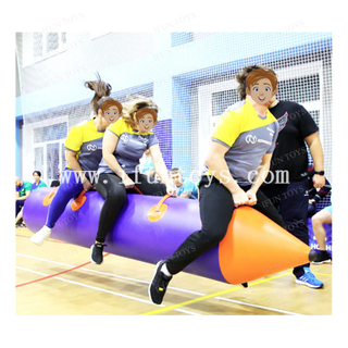 Team Building Prop Inflatable Jumping Bouncy Tube for Kids and Adults
