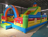 Outdoor inflatable clown fun city/Inflatable clown playground/inflatable Circus jumping castle for kids