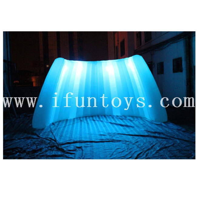 LED Inflatable Photo Backdrop Wall / Inflatable Office Pod / Inflatable Temporary Event Wall