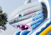 Commerical inflatable shark slide/kids inflatable castle dry slide for sale