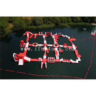 Big Inflatable forest Water Floating Island Aquatic Amusement Park for Kids And Adults