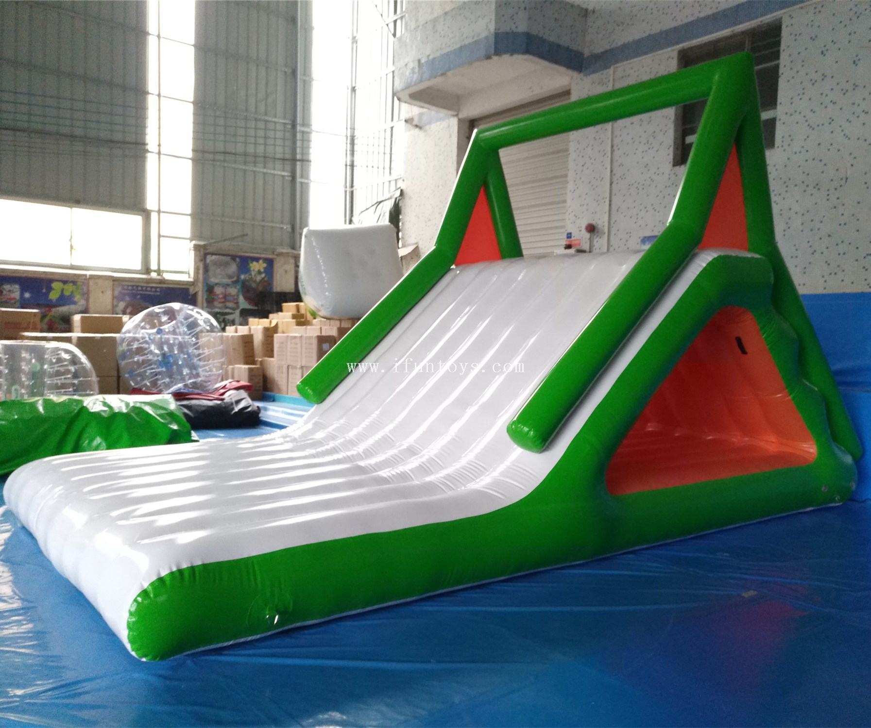 Commercial Summit inflatable water freefall slide/ inflatable aquatic slides toys for water park
