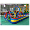 Inflatable Obstacle Course Outdoor Playground / Fun City Jumping Castle with Air Blower
