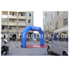 Racing Start Finish Inflatable Arch / Inflatable Race Arch Lines with Air Blower for Sport Event