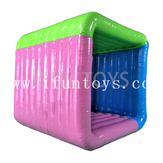 Interactive Team Game Inflatable Flip It / Giant Inflatable Square Rolling Game for Team Building And Corporate Games
