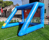 Portable Inflatable Football Target Shooting Goal with Hole Inflatable Soccer Toss Game Inflatable Football Shoot Door