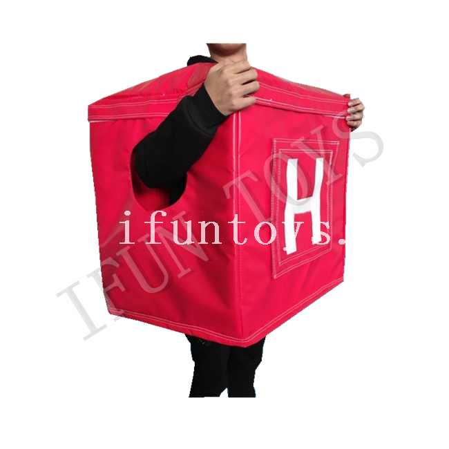 Moveable Inflatable Letter Suit / Box Suit with Letter for Party / Event