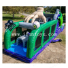 Monster Dragon Wet Dry Obstacle Outdoor Playground Soft Play House Inflatable Bouncer Combo with Slide Obstacle Course Run Race