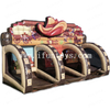Wild West 3 in 1 Game Arena Inflatable Cactus Toss Lasso Challenge and Barrel Toss for Party Event