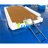 Commercial 20cm Thickness Drop Stitch Inflatable Floating Dock Platform Sea Water Yacht Jet Ski Docking Pontoon with Steel Ladder