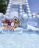 Tie Dye Water Slides Kids Inflatable Pool Slides Commercial Water Slide for Party Rental Equipment