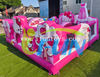Commercial Outdoor Hello Kitty Inflatable Obstacle Course Bouncy Castle Bounce House with Slide for Kids