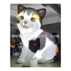 Vivid Cat Inflatable Cartoon Animal Mascot with LED Light for Advertising Event